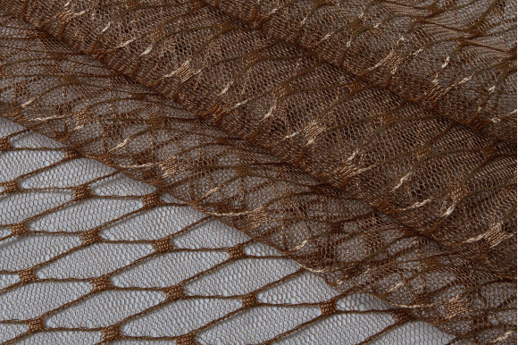 Тюль сітка Brill рудо-коричнева IP-9274