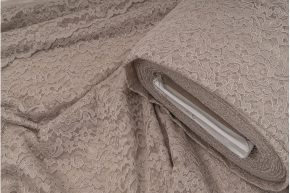 Тюль гипюр Bondi TGP-9275 бежевый