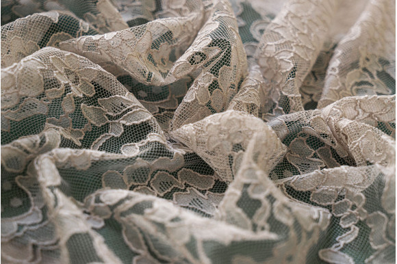 Тюль гипюр Bondi TGP-9275 бежевый