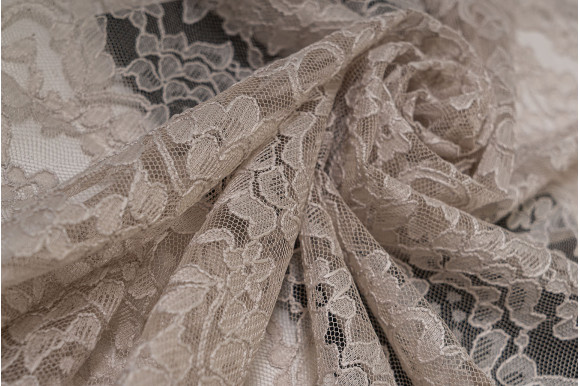 Тюль гипюр Bondi TGP-9275 бежевый
