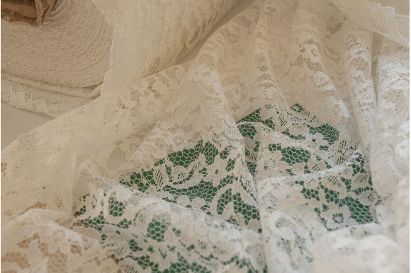 Тюль гипюр Bondi TGP-9277 молочный