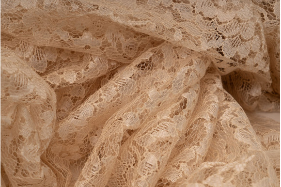 Тюль гипюр Bondi TGP-9278 персиковый
