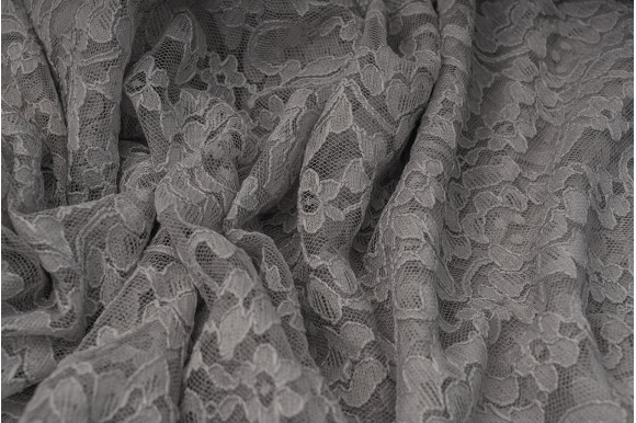 Тюль гипюр Bondi TGP-9279 серый