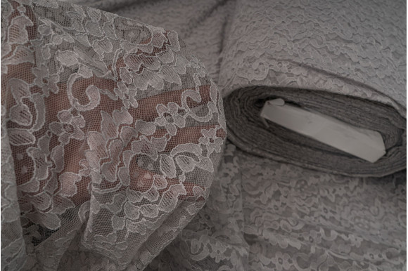 Тюль гипюр Bondi TGP-9279 серый