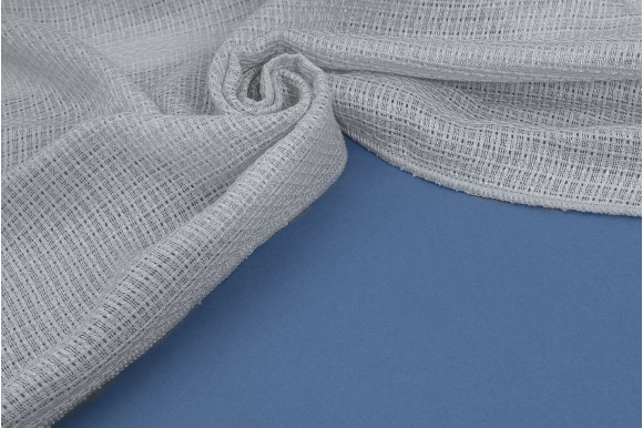 Тюль лен-сетка Aster TLS-9282 серый