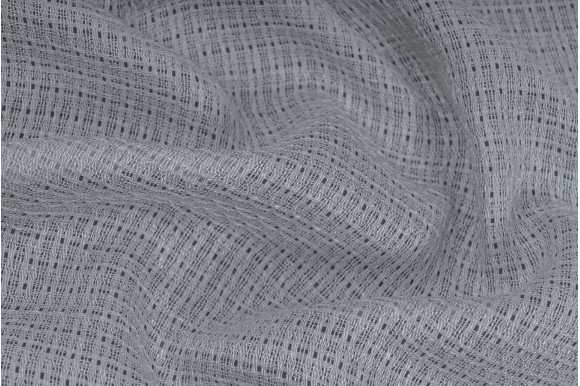 Тюль лен-сетка Aster TLS-9282 серый