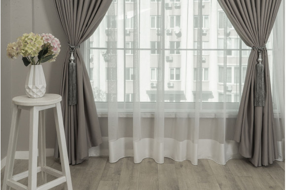 Штори блекаут Matteo SB-9306 світлий тауп