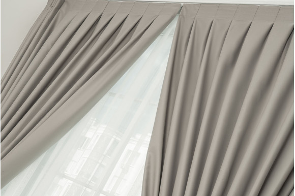 Штори блекаут Matteo SB-9306 світлий тауп