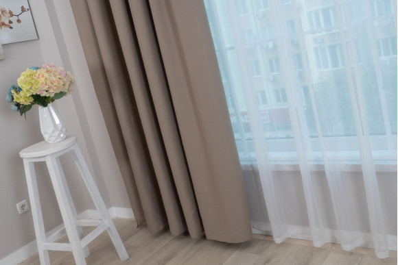 Готовая штора блэкаут Soft GS-9315 2,49м/2,6м