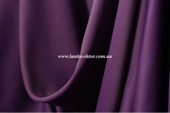 Шторы блэкаут MatteoFT-9332 фиолетовый