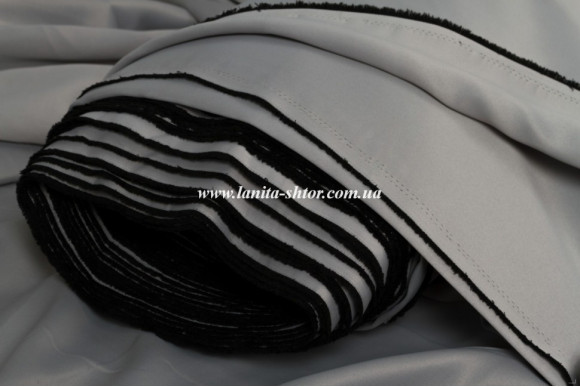 Шторы блэкаут MatteoFT-9336 серый