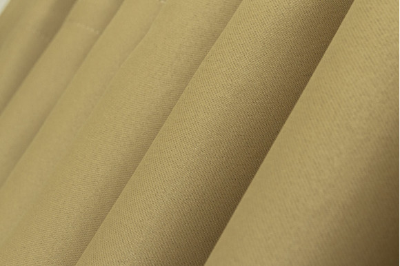 Шторы блэкаут Matteo FT-9341 бежево-золотой