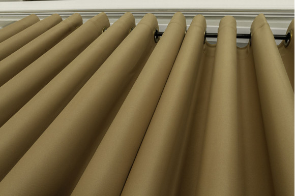 Шторы блэкаут Matteo FT-9341 бежево-золотой Шторы блэкаут Matteo FT-9341 бежево-золотой