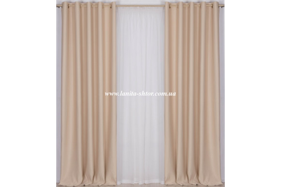 Штори блекаут Matteo FT-9346 кремовий Штори блекаут Matteo FT-9346 кремовий