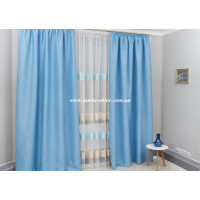 Штори блекаут Matteo FT-9351 блакитний