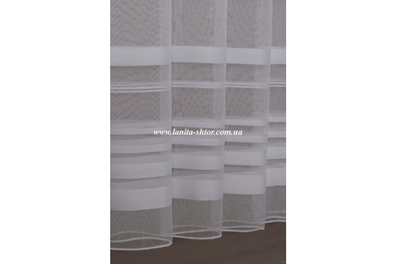 Тюль лен-фатин Sophie 9354 отрез 3,0 метра