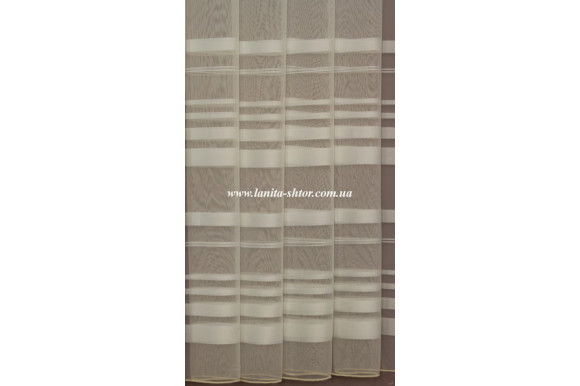 Тюль лен-фатин Sophie 9355 отрез 3,0 метра