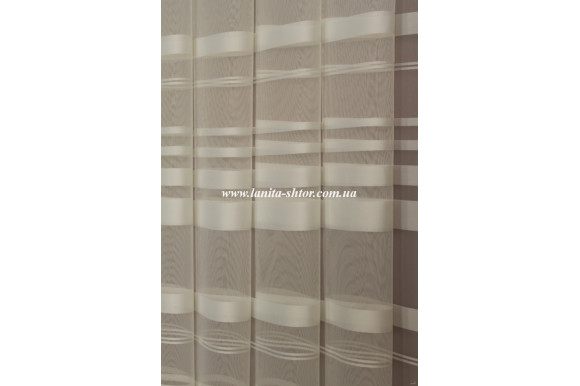 Тюль лен-фатин Sophie 9355 отрез 3,0 метра