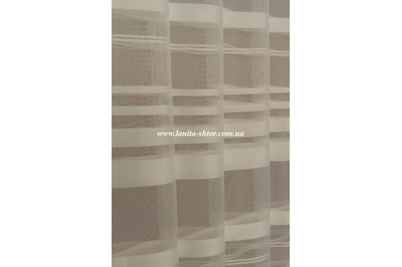 Тюль лен-фатин Sophie 9355 отрез 3,0 метра