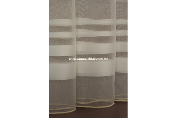 Тюль лен-фатин Sophie 9355 отрез 3,0 метра