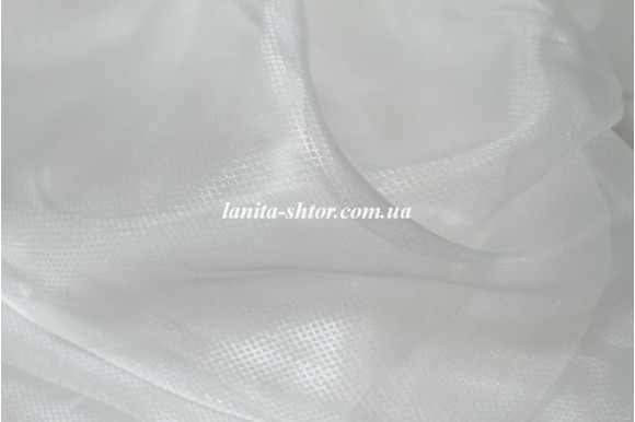 Тюль рогожка молочная отрез 4,5 метра