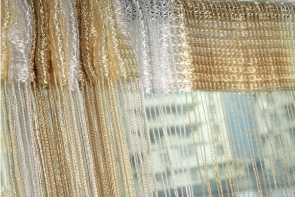 Штори нитки веселка триколірні SNV-9363