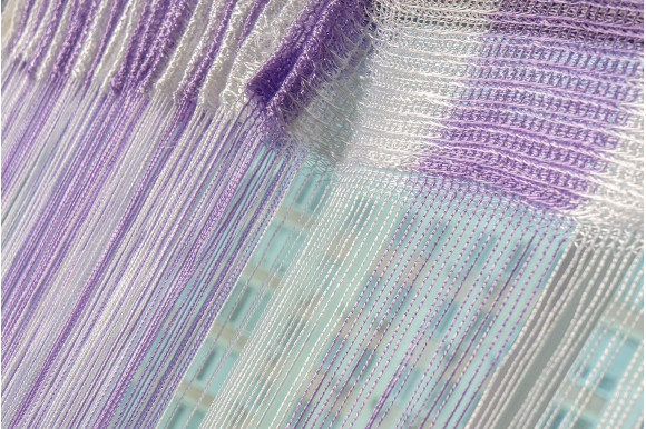 Шторы нити радуга двухцветные SNV-9364