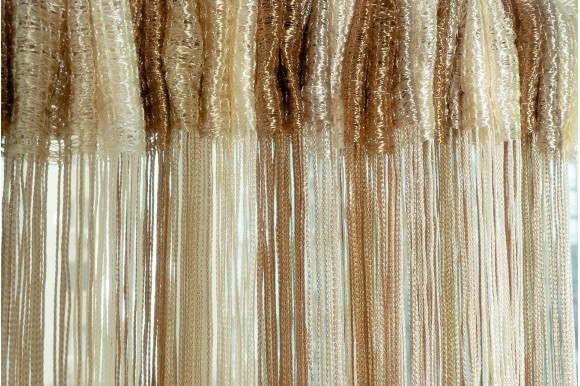 Штори нитки веселка триколірні SNV-9367 Штори нитки веселка триколірні SNV-9367