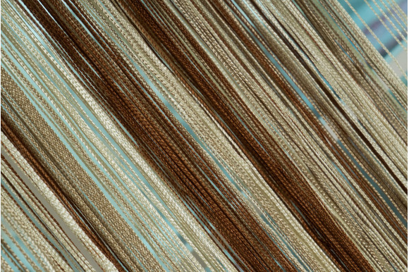 Штори нитки веселка триколірні SNV-9368