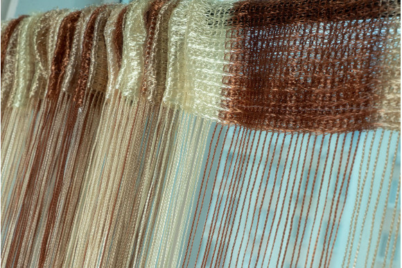 Штори нитки веселка триколірні SNV-9368