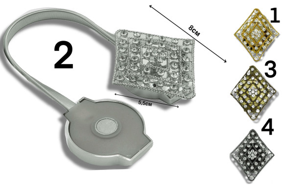 Магніт для штор MSG-9371 брошка