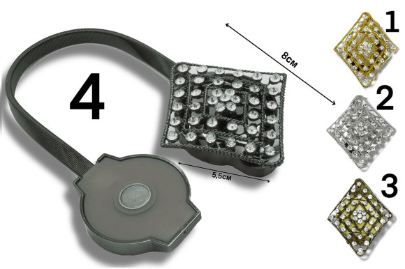 Магніт для штор MSG-9371 брошка