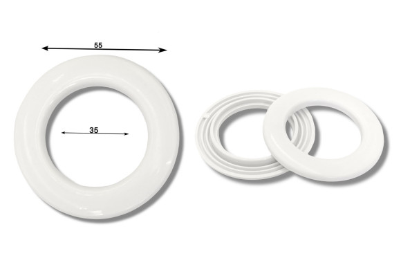 Люверси з одношаровою покраскою Люверси з одношаровою покраскою