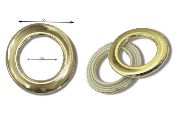 Люверси з одношаровою покраскою Люверси з одношаровою покраскою