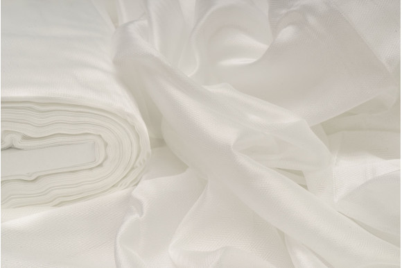 Тюль зигзаг Cerruti TLY-9396 молочний