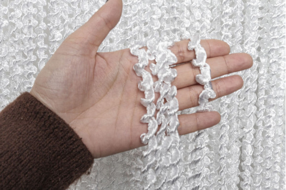 Шторы-нити спираль с люрексом SNC-9397