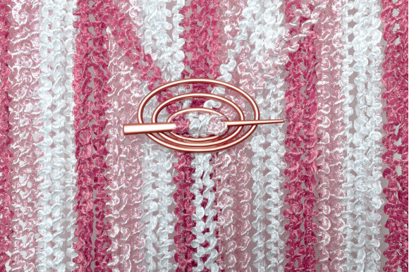 Штори-нитки веселка спіраль з люрексом SNC-9398