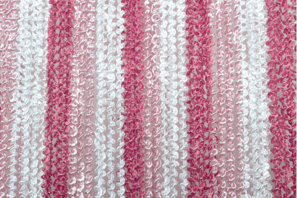 Штори-нитки веселка спіраль з люрексом SNC-9398