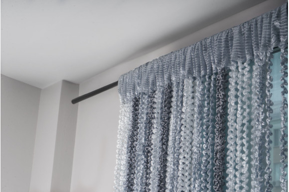 Штори-нитки веселка спіраль з люрексом SNC-9400