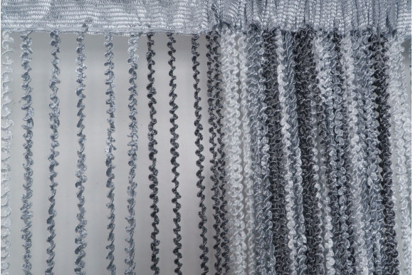 Штори-нитки веселка спіраль з люрексом SNC-9400