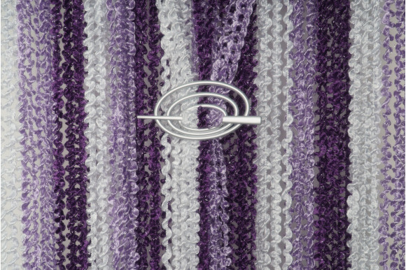 Штори-нитки веселка спіраль з люрексом SNC-9402