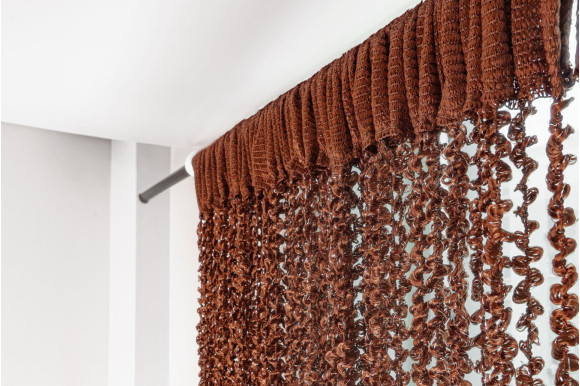 Штори-нитки спіраль з люрексом SNC-9404