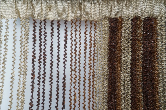 Штори-нитки веселка спіраль з люрексом SNC-9405 Штори-нитки веселка спіраль з люрексом SNC-9405