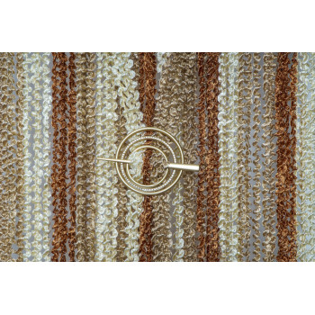 Шторы-нити радуга спираль с люрексом SNC-9408