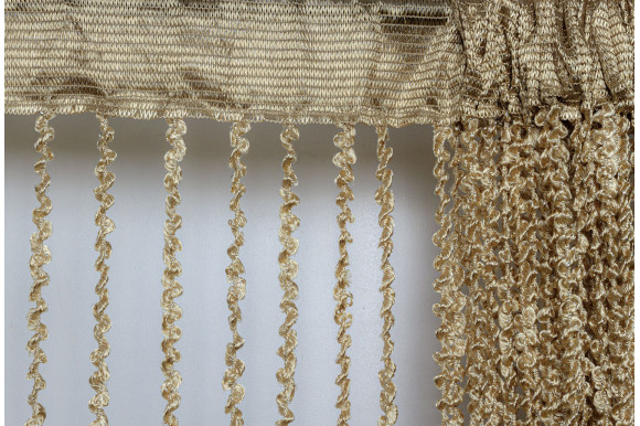 Шторы-нити спираль с люрексом SNC-9409