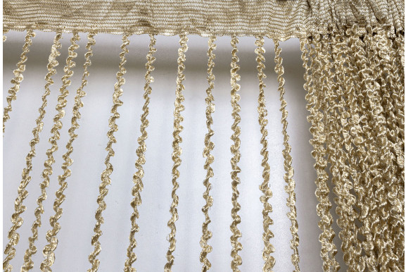 Шторы-нити спираль с люрексом SNC-9409