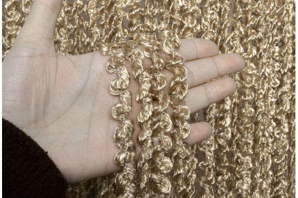 Шторы-нити спираль с люрексом SNC-9409