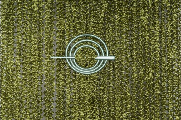 Штори-нитки спіраль з люрексом SNC-9410