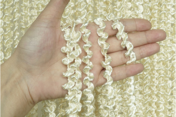 Штори-нитки спіраль з люрексом SNC-9412