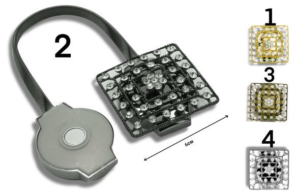 Магнит для штор MSG-9416 брошка